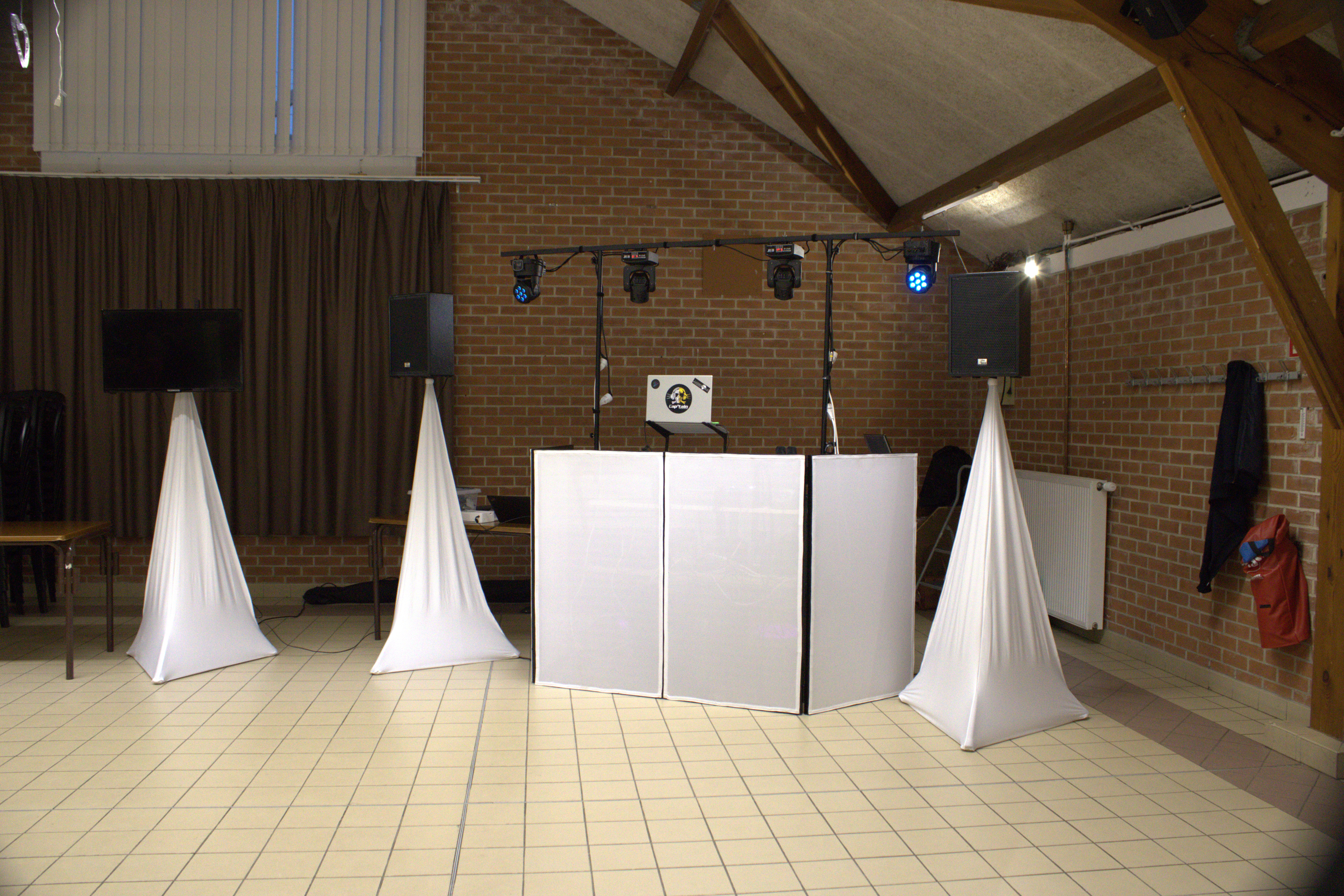 Installation événementielle lors d'un mariage